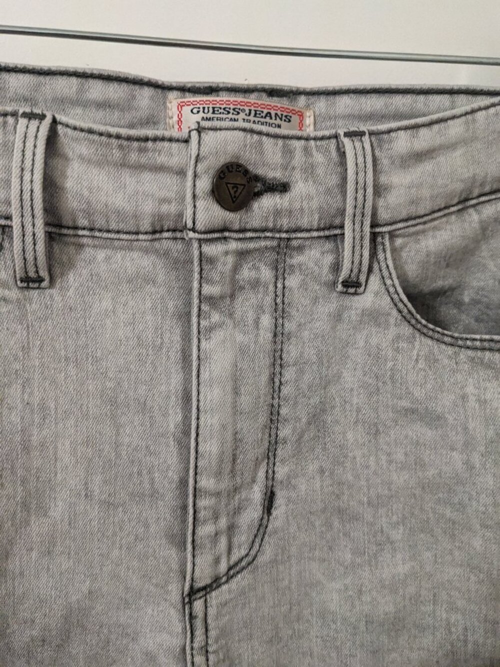 Guess Stone Grey Skinny Jeans Size 29 - Picture 3 of 7